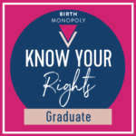 Know Your Rights Graduate Badge